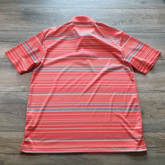 Ben Hogan Performance Men M Striped Polo Shirt Short Sleeve Golf Activewear - Picture 6 of 7
